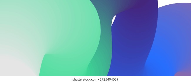 Abstract Colorful Smooth Gradient Design Illustration
