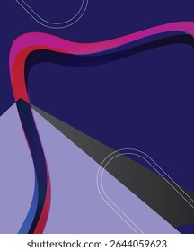 Abstract colorful soft artistic texture with shapes  background. Colors soft shapes, pattern design	