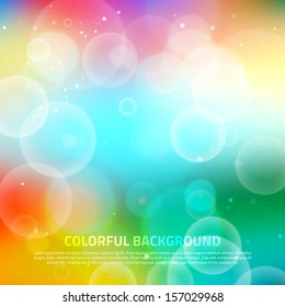 Abstract colorful soft blurry background for your card design