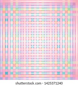 Abstract colorful soft light checkered background. Technology style design template with empty space for text.