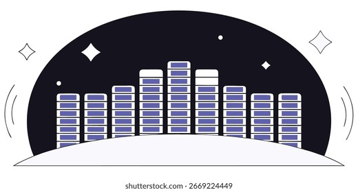 Abstract colorful solid color background for desktop wallpaper vector format