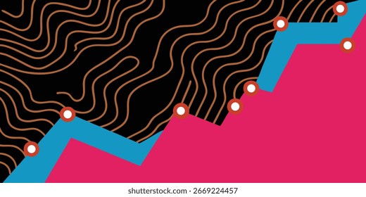 Abstract colorful solid color background for desktop wallpaper vector format