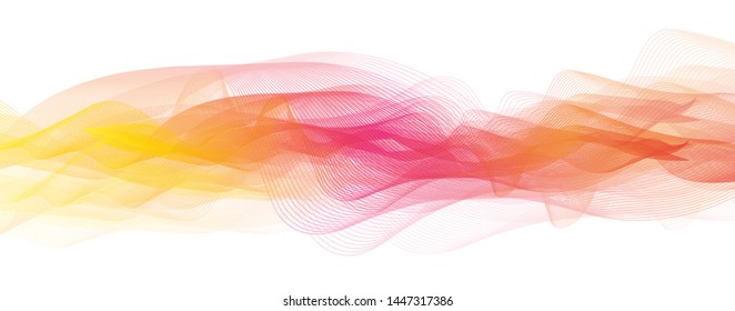 Abstract Colorful Sound Wave background; Earthquake wave diagram concept; design for education and science; Vector Illustration.