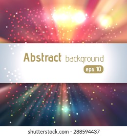 abstract colorful space background, vector illustration