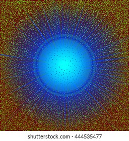 Abstract colorful sparkling texture with dots, vector illustration.
