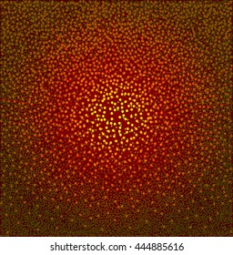 Abstract colorful sparkling texture with dots, vector illustration.
