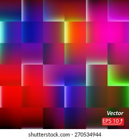 Abstract colorful spectrum texture light background seamless pattern vector