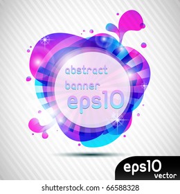 Bolha de fala colorida abstrata (conjunto de vetores)