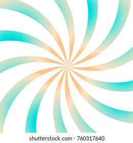 Abstract colorful spiral vector background. Illustration of swirl colorful. Positive energy rotation