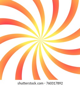 Abstract colorful spiral vector background. Illustration of swirl colorful. Positive energy rotation