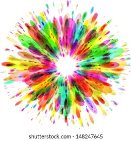 abstract colorful splash background