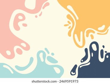 abstract colorful splash background design
