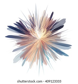 Abstract colorful splash background. Vector illustration.