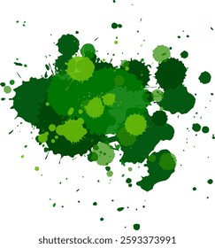 Abstract colorful splash. colorful blob, Grunge splashes, drops, spatters cartoon style. Holi spring festival set. Isolated vector illustration