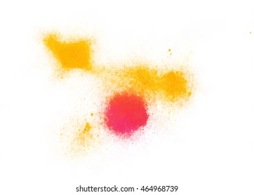 Abstract Colorful Splashes. Vector Background