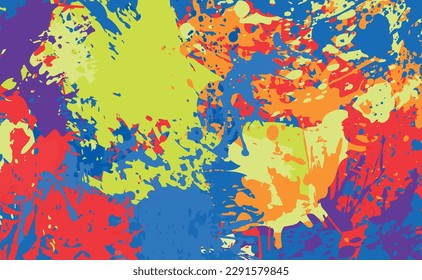 Resumen de diseño de fondo de salpicaduras de color.