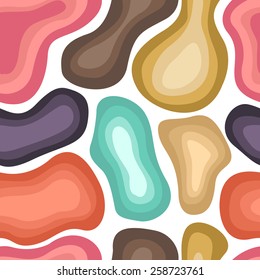Abstract Colorful Spots Background Seamless Pattern