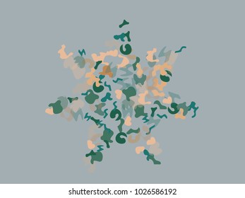 Abstract colorful spots pattern. Creative modern design. Gentle pastel Background. Vector illustration for invitation, card, celebration, party, carnival, festive holiday and Your project.