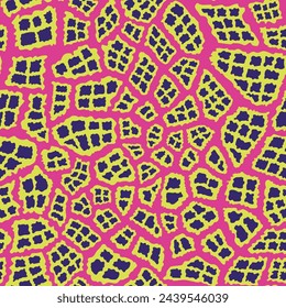 Abstract colorful spots seamless pattern
