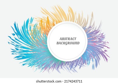 Abstraktes bunter Spray-Hintergrund-Design und Bildschirmhintergrund