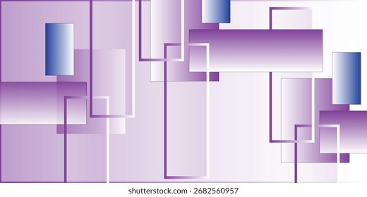 Abstrakter bunter quadratischer Hintergrund, Vektor

