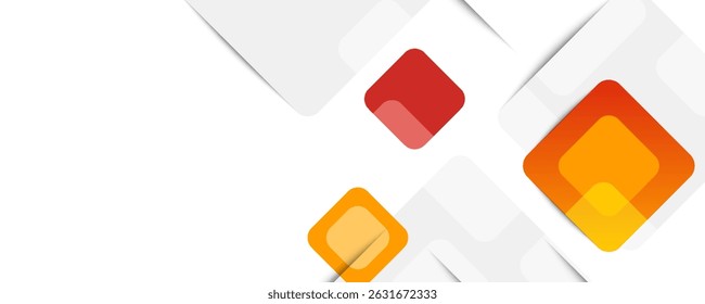 Abstrato quadrado colorido relatório anual de negócios cobrir