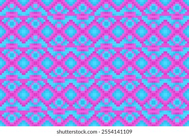 Abstract Colorful Square Geometric Pattern Background. Vector Illustration. Wallpaper