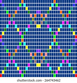 Abstract colorful square pattern background vector