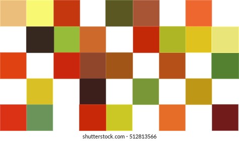 Abstract Colorful Square Pattern Background