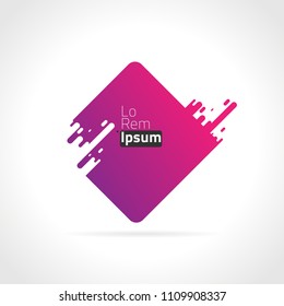 Abstract colorful square Vector illustration Background 