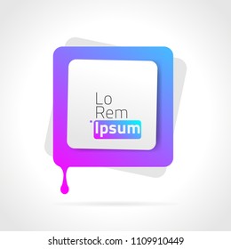 Abstract colorful square Vector illustration Background 