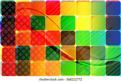 Abstract colorful squares background