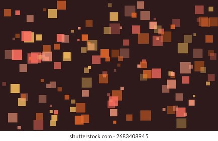 Abstrato Quadrados coloridos Movimento Flutuante Plano de Fundo Efeito visual