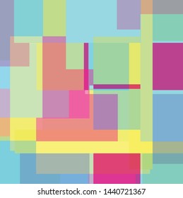 Abstract colorful squares pattern background. creative colorful geometric texture background