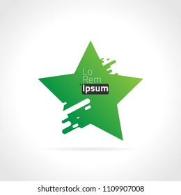 Abstract colorful star Vector illustration Background 