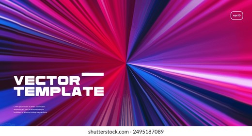 Abstract colorful starburst background. Vector illustration.
