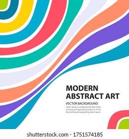 Abstract of colorful strip line background. vector, illustration