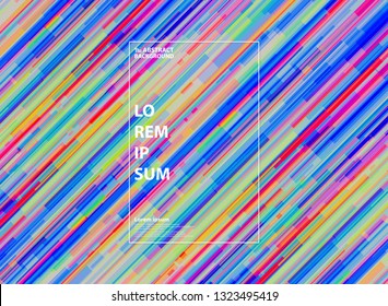 Abstract colorful stripe line pattern design background with copy space. You can use for poster, presentation, ad, brochure, print, artwork. vector eps10