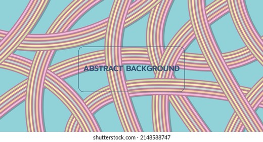 Abstract colorful stripe pattern on black background.Pastel art background. Vector background. Pastel colorful background. Vector illustration.