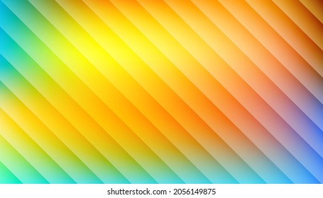 Abstract colorful stripe texture background. Modern rainbow  texture decoration element. Vector