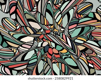 abstract colorful stripe texture cover design background