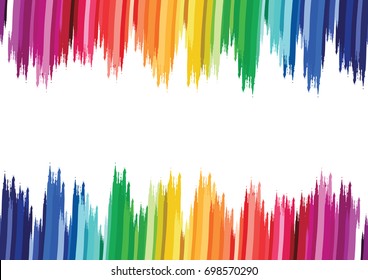 Abstract colorful striped background, vector illustration.