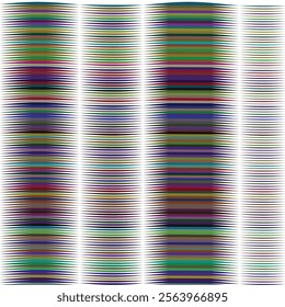 Abstract Colorful Striped Pattern Design