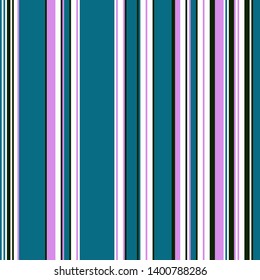 Abstract colorful striped pattern for print (textile, wrapping, wallpaper). Seamless geometric background. EPS10 vector
