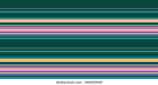 Abstract colorful striped pattern for print (textile, wrapping, wallpaper). Seamless geometric background. EPS10 vector