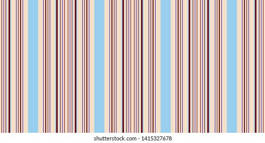 Abstract colorful striped pattern for print (textile, wrapping, wallpaper). Seamless geometric background. EPS10 vector