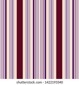 Abstract colorful striped pattern for print (textile, wrapping, wallpaper). Seamless geometric background. EPS10 vector