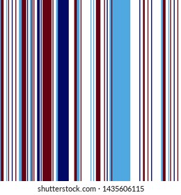 Abstract colorful striped pattern for print (textile, wrapping, wallpaper). Seamless geometric background. EPS10 vector