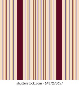 Abstract colorful striped pattern for print (textile, wrapping, wallpaper). Seamless geometric background. EPS10 vector
