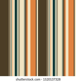 Abstract colorful striped pattern for print (textile, wrapping, wallpaper). Seamless geometric background. EPS10 vector